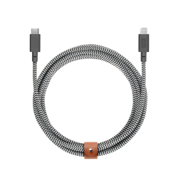 Native Union - Belt Cable (USB-C to Lightning) – Zebra, 3m