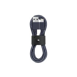 Native Union - Belt Cable (USB-A to Lightning) – Indigo, 1.2m