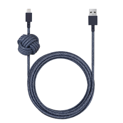 Native Union - Night Cable (USB-A to Lightning) – Indigo, 3m