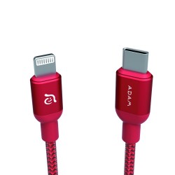Adam Elements Peak II C200 USB-C to Lightning Cable - Red