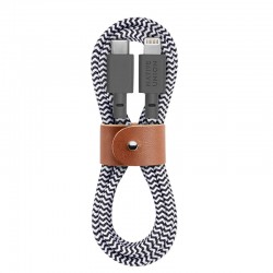Native Union - Belt Cable (USB-C to Lightning) – Zebra, 1.2m