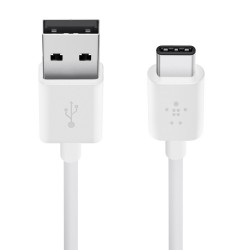 Belkin MIXIT 2.0 USB-A to USB-C Charge Cable - White