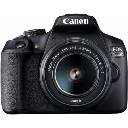 Canon EOS 1500D DSLR camera (with 18-55mm lens)