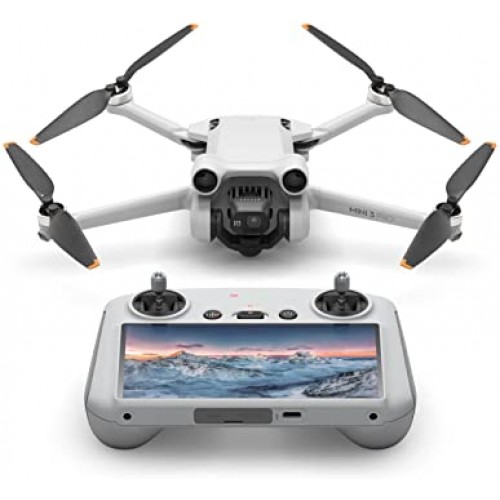 DJI Mini 3 Pro Fly More Kit Plus Combo 47Min Battery with RC Display Smart Remote  (249 Grams)