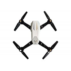 Electrobotic Garuda White Toy Drone Made in India HD 1080P Camera  + 720P FPV Dual Camera with Remote, Flying Position Locking
