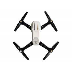 Electrobotic Garuda White Toy Drone Made in India HD 1080P Camera  + 720P FPV Dual Camera with Remote, Flying Position Locking