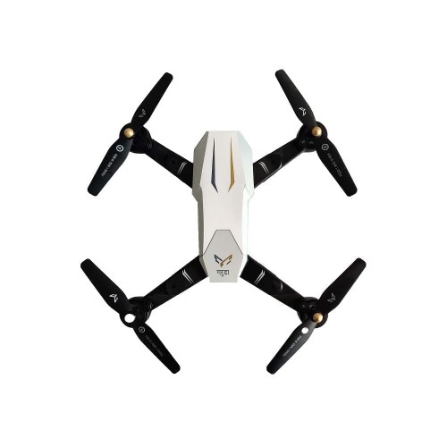 Electrobotic Garuda White Toy Drone Made in India HD 1080P Camera  + 720P FPV Dual Camera with Remote, Flying Position Locking