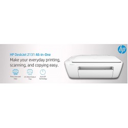 HP DeskJet 2131 All in One Inkjet Colour Printer (Print, Copy, Scan)