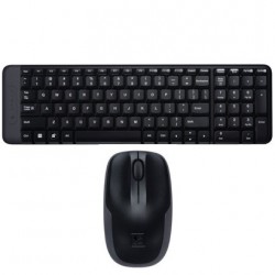 Logitech Wireless Keyboard and Mouse Combo for Windows, 2.4 GHz Wireless, Compact Design, 2-Year Battery Life, PC/Laptop - Black 