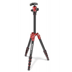 Manfrotto Element Traveller Tripod Small with Ball Head, Red 