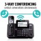 Panasonic Cordless Phone KX-TG9541 2 Line, Answering Machine, Bluetooth Link2Cell