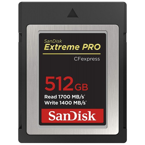 SanDisk Extreme Pro CFexpress card Type B 512GB