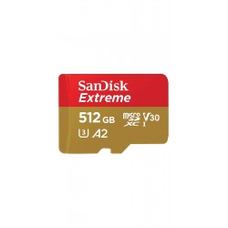 SanDisk Extreme MicroSD 512GB A2 160MB/s Ultra High Speed for Mobile, GoPro, Drone, Action Camera, Camera, Osmo