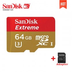SanDisk Extreme MicroSD 64GB A2 160MB/s Ultra High Speed for Mobile, GoPro, Drone, Action Camera, Camera, Osmo