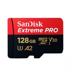 SanDisk Extreme Pro MicroSD 128GB A2 170MB/s Ultra High Speed for Mobile, GoPro, Drone, Action Camera, Camera, Osmo