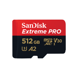SanDisk Extreme Pro MicroSD 512GB A2 190MB/s