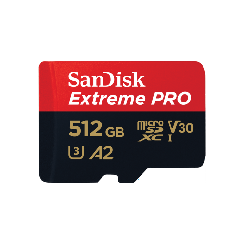 SanDisk Extreme Pro MicroSD 512GB A2 190MB/s