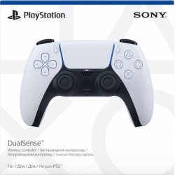 Sony PS5 DualSense Wireless Controller with NBA 2K22 Voucher - White