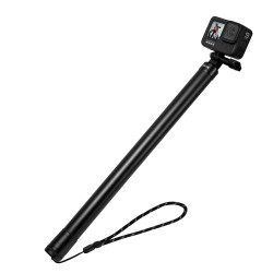 Telesin Ultra Light No Bending Carbon Fibre 2.7M Selfie Stick For Sports Camera