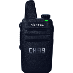 Vertel Team License Free Walkie Talkie - Black