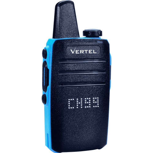 Vertel Team License Free Walkie Talkie - Blue