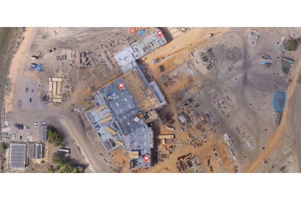 Drone Helps Verify Earthwork at Hospital Construction Site